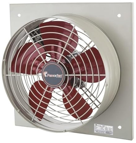 Fanexfan Industrial Commercial Square Frame Axial Extractor Fan, for Kitchen-Warehouse Fans, Low NOISE and CONSUMPTION (YWF4E-450/4650m3/h with controller)