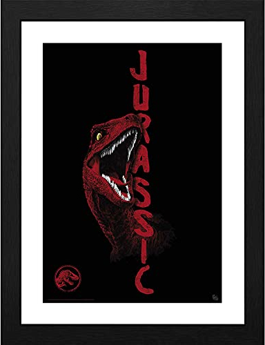 ABYSTYLE Jurassic World – Gerahmter Kunstdruck Raptor