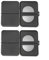 OKH 2 Pairs Stick-on Bifocal Lenses Reader 1.5, Reusable Stick On Adhesive Magnifying Reading Lenses for Sunglasses/Sport Glasses/Ski Goggles, No Water Needed