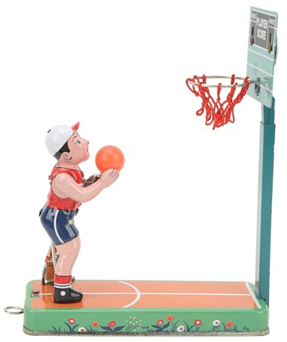 Jauarta Clockwork Score Spielzeug Basketballs Pieler Spielzeug Vintage Zin Aufzieh Spielzeug Sammlung Geschenk Geburtstags überraschung Dekoration