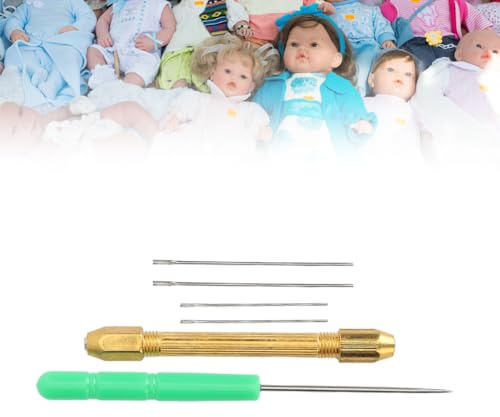 Puppenhaar Wurzeln Werkzeugset, Praktisches DIY Zubehör mit Nadeln, Haltbar und Vielseitig, Ideal zum Neubestücken und Stylen von Puppenhaar und Perücken, für und
