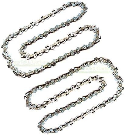 2 x Saw Chain 35cm (14) / 1.3/3/8 / 52 TG Compatible with Husqvarna 135 140 235 236 240 317