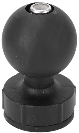 Xiuganpo Track Ball with T Rubber Pad, High Toughness Nylon 1.5Inch Track Ball, Prevent Slipping C Size Rubber Ball Head Mount Track for Track Mounting Systems