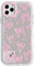NITITOP Compatible with iPhone 11 Pro Max Case Cute Mirror Bow Love Heart Pattern for Women Girls Ribbon Design Shockproof Silver Protective Phone Cover - Pink Bow