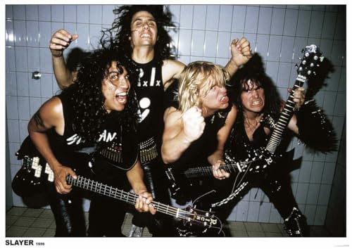 Générique Slayer Thrash Metal Band Poster 59x84 cm 1986