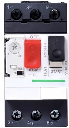SFTSVFEO GV2-ME14 GV2 ME08 ME16 ME32 3p 6-10A Interrupteur de Protection Moteur Moteur démarreur Manuel disjoncteur MPCB(GV2-ME06C 1-1.6A)