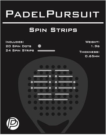 PadelPursuit GripBooster – Tiras Rugosas de Padel, Maximiza tu Efecto con Padel GripBooster – Fácil Aplicación en Todas Las Palas de Padel - Ultraligero – Añade Efecto a Tus Golpes