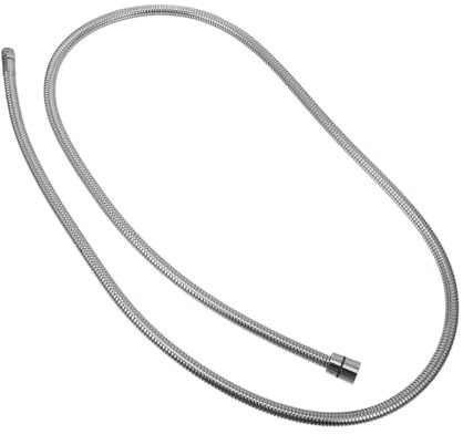 WATIIFUFU 2m Edelstahl Duschschlauch Flexibel Ausziehbar Kinkfrei Handbrause Schlauch Mit Standardanschluss Und Lederpad Für Badewannen Handbrausenanschluss