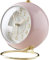 DUANxiaoyanK Réveil analogique rétro, silencieux, avec veilleuse, réveil de voyage rond, pour la maison (rose)