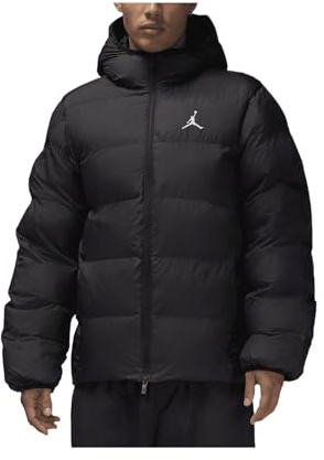 Nike Jordan Brooklyn Puffer Herren Winterjacke Farbe: Schwarz/Weiß (010); Größe: XXL