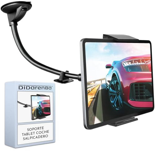 Support Tablette Voiture Tableau de Bord Pare Brise Ventouse valable pour Tous Les Types de tablettes PC