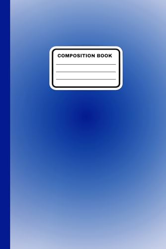 Blue Aura Notebook for School: Lined Composition Book for Students | 6x9 Inch, 100 Pages | Minimalist Blue Cover: Perfect for school, college, ... cover and clean lined interior for daily use.