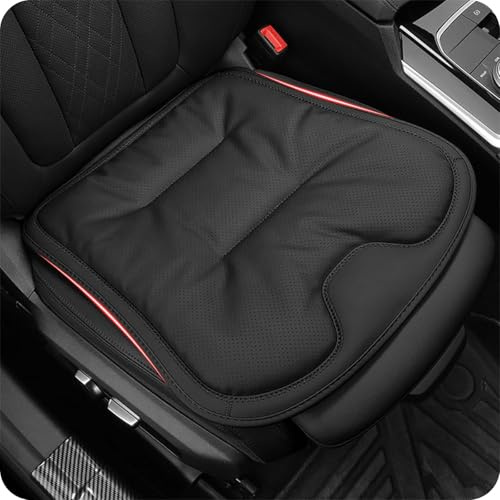 WENINETIES Sitzkissen Auto für Mercedes Benz V-Klasse 2025 2024, 1 Stück Autositzkissen Leder Sitzkissen Autositzschoner Atmungsaktiv Anti Rutsch Auto Sitzauflagen Sitzbezüge