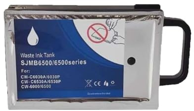 ETkzql Abfalltintenbehälter kompatibel mit SJMB6500 Kompatibel mit CW 6000 6030A 6030P 6500 6530A 6530P Drucker Wartungsbox