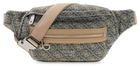GUESS Gürteltasche Berlin Bumbag Sand Warm Vintage blaugrau