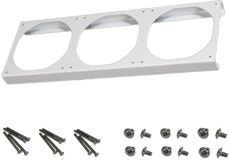 Veltros Duty 12 cm Lüfterhalterung, 25 mm Hebe-Metallrahmen für maximale Luftzirkulation in Gaming-Computern und Workstations, verzinkter Stahl-Lüfterständer
