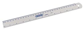 Draper 52191 Aluminium Rule, 300mm x 30mm , Blue