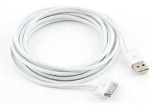 TECHGEAR Extra lange 3 m hohe Qualität USB-Kabel für iPod Touch 1st 2nd 3rd 4th Gen, iPod Nano 1st 2nd 3rd 4th 5th & 6th Gen, iPod Classic, iPod Video, iPhone 3G 3GS 4 4s [3 Meter/10 Füße]