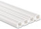 Hama Selbstklebender Kabelkanal Weiß (4X Kunstoffleiste 1 Meter Länge, für 2 Kabel, halbrunde PVC Kabelabdeckung, inkl. Klebestreifen der Marke 3M)