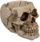 Out of the blue 78/5723 Polyresin-Aschenbecher, Totenkopf, circa 12 cm
