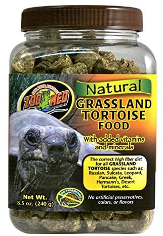 Zoo Med Natural Grassland Tortoise Food 241g, Futterpellets für Landschildkröten