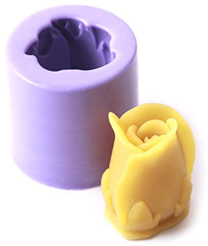 World Of Moulds Stampo Profondo a Forma di Bocciolo di Rosa in Silicone