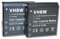 vhbw 2X Akku kompatibel mit Casio Exilim EX Serie Z40, Z25, Z30, Z200, Z50, Z55, Z450, Z500, Z300, Z400 Kamera (950 mAh, 3,6 V, Li-Ion)