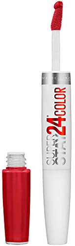 Maybelline New York SuperStay 24 2-Step Liquid Lipstick Makeup, Eternal Cherry, 1 kit