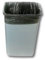 Bin Liners 25l Heavy Duty Square Rubbish Bags for Refuse and General Domestic Waste, 80 Gauge, 20 Micron. 38 x 60 x 60cm - 500 x Black