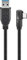 Goobay 66502 USB 3.0 auf USB C Kabel 1,5m / 15W Handykabel / 90 Grad USB C Winkelstecker / Ladekabel 5 Gbits SuperSpeed / USB Type C Handy Samsung Sony / Schwarz / 1,5 Meter