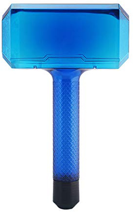 Thor's Hammer Sports Bottle-Unique Shape, Good Choice for Fitness use, Role Playing and Gifts (Blue)
