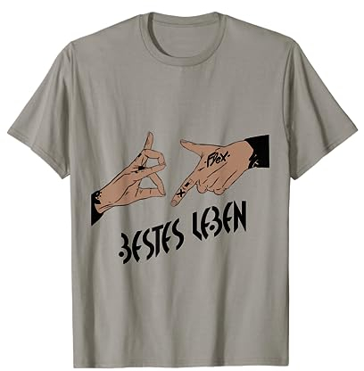 187 Bestes Leben Deutschrap Handzeichen T-Shirt
