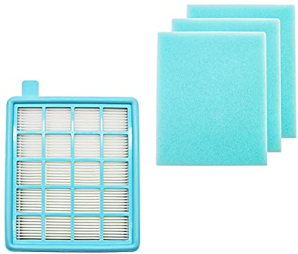 WuYan 4 Stück Netzfilter HEPA-Filter BUFFALO-MISTRAL Für Philips FC8474 FC8476 FC8477 FC8470 FC8471 FC8472 FC8473 Staubsauger