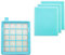 WuYan 4 Stück Netzfilter HEPA-Filter BUFFALO-MISTRAL Für Philips FC8474 FC8476 FC8477 FC8470 FC8471 FC8472 FC8473 Staubsauger