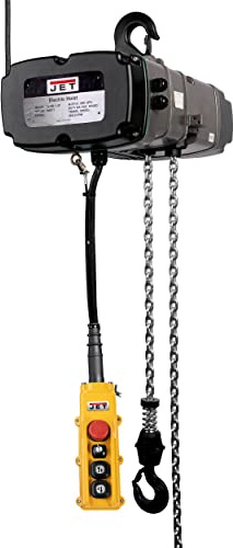 JET 1/2-Ton Two-Speed Electric Chain Hoist, 15' Lift, 230V 3Ph (TS050-230-015)