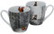 2 x Becher Waldi Porzellan 480 ml Fuchs und Eichhörnchen