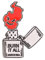 AOTEMAN Burn It All Anstecknadel, Emaille, Anstecknadel, Anstecknadel, silber, Einheitsgröße