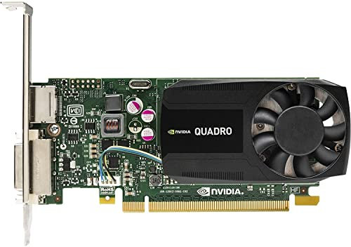 PNY Nvidia Quadro K620 Carte graphique 2 Go DDR3 Single Slot - 384 cœurs CUDA, 128 bits, 29 Go/s, DisplayPort 1.2, DVI-I DL, consommation d'énergie 45 W, PCI Express 2.0 x16 - A7899926 (renouvelée)