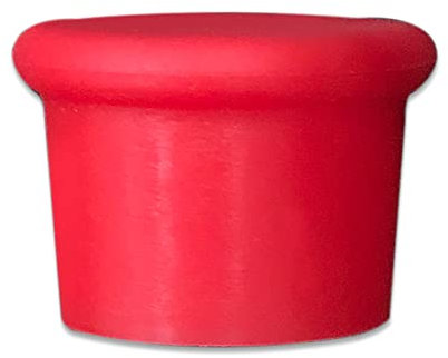 Silicone Sealed Bottle Caps Beer Cover Bar Coke Soda Champagne Closures Saver Dust Stopper Reusable Wine Saver for Bottle Kitchen Wine(Red)