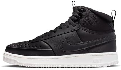 Nike Herren Court Vision Mid Winter Herrenschuh, Black/Black-Phantom, 38.5 EU