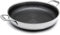 LIVWELL DiamondClad Hybrid-Antihaft-Pfanne, 35,6 cm, Geschenk für Zuhause und Küche, Hybrid-Kochgeschirr-Set, Edelstahl-Schmorpfanne, antihaftbeschichtet, spülmaschinenfest, PFOA-frei, Silber/Schwarz