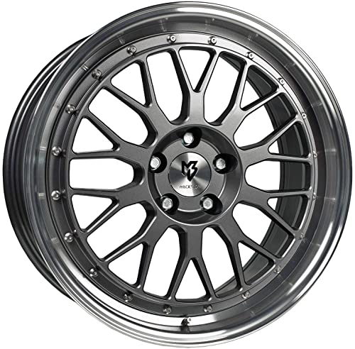 MB Design Felge LV1 7.0Jx17 ET20 4x108 Glanzgrau poliert kompatibel mit Citroen C3 C4 DS3 e-C4