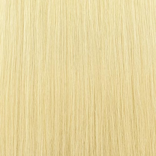 GLOBAL EXTEND® Invisible Tape I Hochwertiges Haar I Unauffällige Befestigung I Vielseitige Extensions I Schonende Anbringung I Wiederverwendbar (60 cm, platinblond)