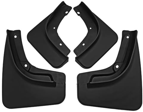 LECREA 4 Pezzi Auto Paraspruzzi per Jeep Compass 2017-2020 1.3T/1.4T/2.0L, Paraspruzzi Anteriori Posteriori, Impermeabile Paraschizzi Guardie Parafanghi, Auto Decorativi Accessori