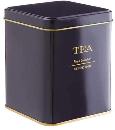BUTLERS Teedose für losen Tee, Blechdose mit Deckel (790 ml) - TIN TIN - Tee Aufbewahrungsbox, Leere Dose auch ideal für die Aufbewahrung von Teebeuteln oder Teekapseln
