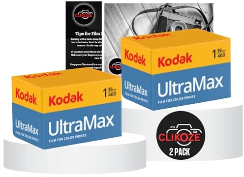 Kodak Ultramax 400 35mm Film Bundle - 36 EXP x2 and Photography Tips Card