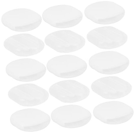 NUOBESTY Ear Clip Pads 40pcs Oval Ear Clip Soft Pain Relief Mat Comfortable Earring Clamp Accessories