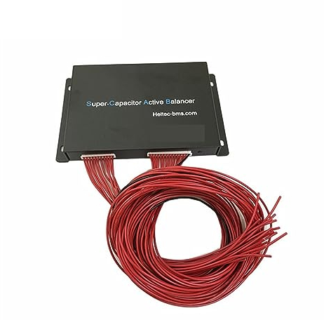 ZIPCOM Battery Balancer Smart Active Balancer 2S-24S 1A 2A 5A 10A Superkondensator Aktiver Equalizer Balancer APP Li-Ion Lipo /Lifepo4 (Size : Adapter Board)
