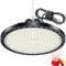YIQIBRO Faro LED 200W, 20000LM UFO Lampada da Officina Industriale, 6500K Bianco Freddo Lampada da Garage, IP65 Impermeabile Faretto LED, UFO Plafoniera per Garage Magazzini Fabbrica Palestra