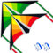 Larilook Drachen für Kinder und Erwachsen, Flugdrachen Drachen, Kinderdrachen ab 6 Delta Kite (Green+Orange)